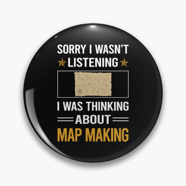Item preview, Funny Listening Map Making Mapmaking Cartography Cartographer designed and sold by fatherbarliman.