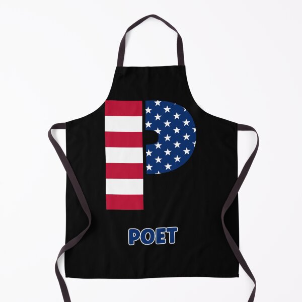 Item preview, Letter P poet USA flag designed and sold by Astralia.