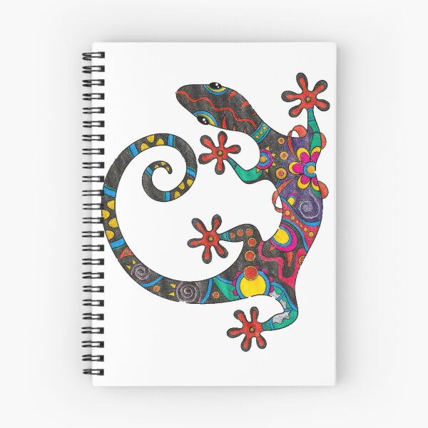 Item preview, Colourful Patterned Artwork Gecko  designed and sold by Marc  Rossmann.