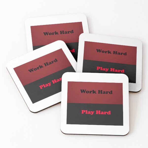 Item preview, Work Hard Play Hard designed and sold by MTmix.