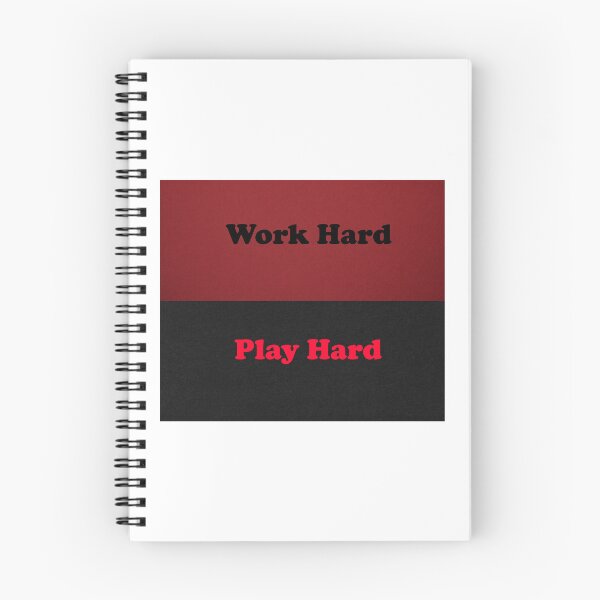 Item preview, Work Hard Play Hard designed and sold by MTmix.