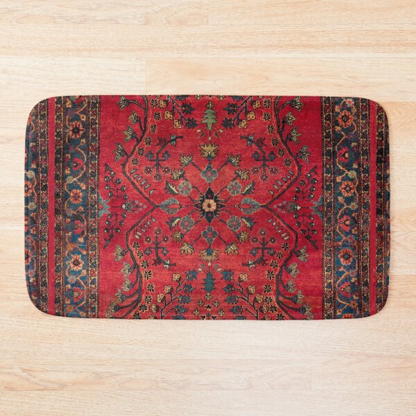 Item preview, Red Persian Carpet - Persian Vintage Antique Carpet Nature Fine Art designed and sold by morega-designer.
