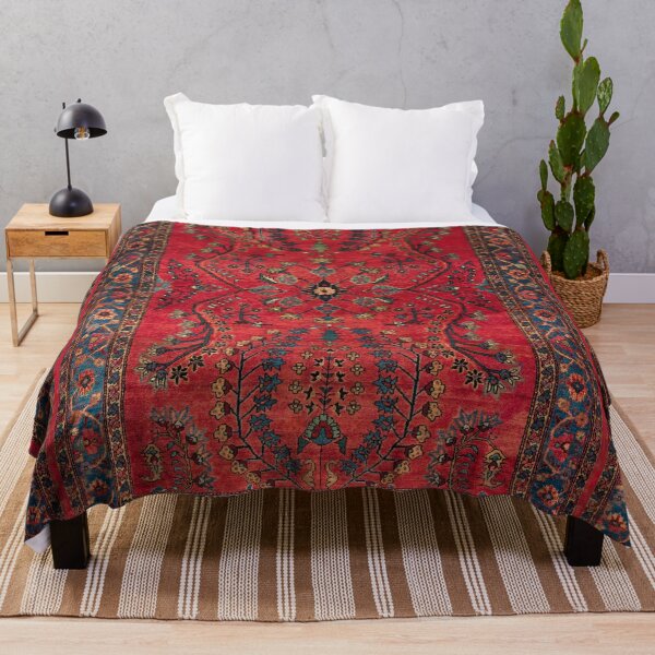 Item preview, Red Persian Carpet - Persian Vintage Antique Carpet Nature Fine Art designed and sold by morega-designer.