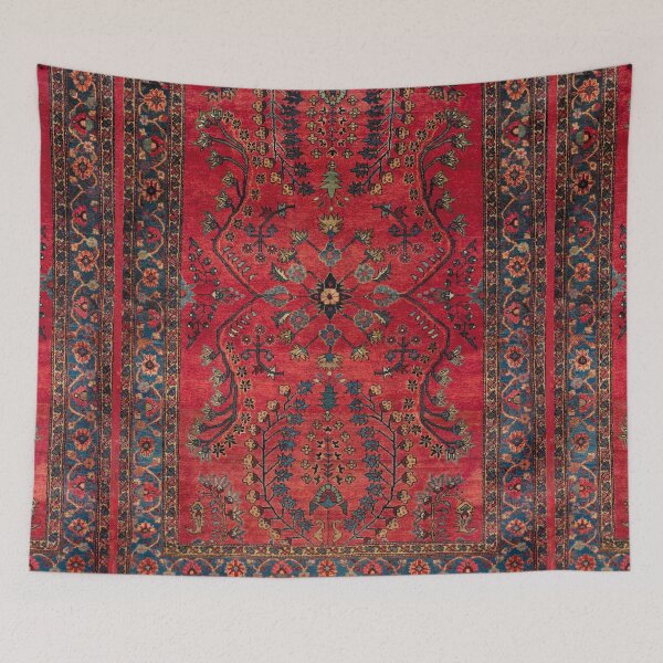 Item preview, Red Persian Carpet - Persian Vintage Antique Carpet Nature Fine Art designed and sold by morega-designer.