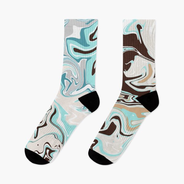Item preview, Aqua Ivory Chocolate Abstract designed and sold by slimbirdy.
