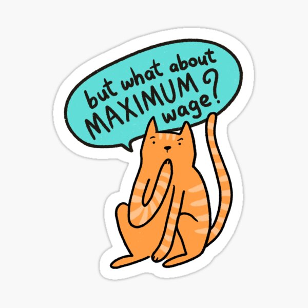 Artikel-Vorschau von Purrletariat Cat denkt über Einkommensungleichheit nach, designt und verkauft von Jen Draws.