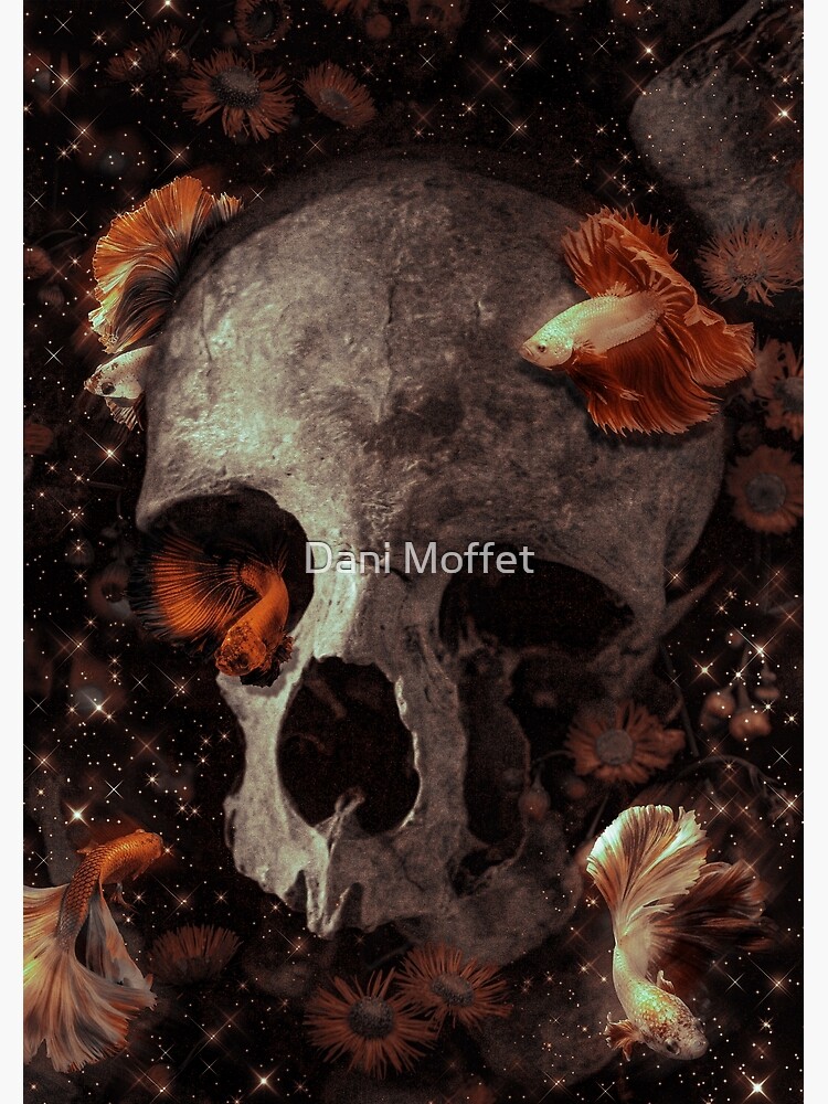 "Fish Skull Day Of The Dead" Poster For Sale By Dani-Moffet | Redbubble