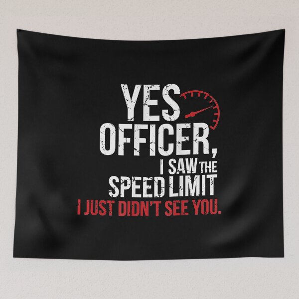 Item preview, Yes Officer Speeding Shirt - For Car Enthusiasts designed and sold by Luketpetre12.