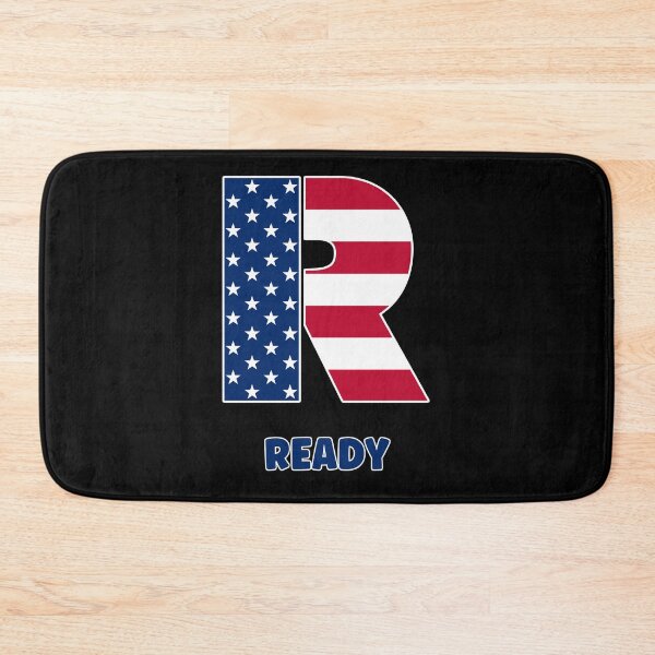 Item preview, Letter R USA flag ready designed and sold by Astralia.