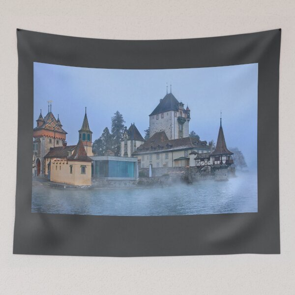 Item preview, Oberhofen castle floating in the mist designed and sold by Hercules Milas.