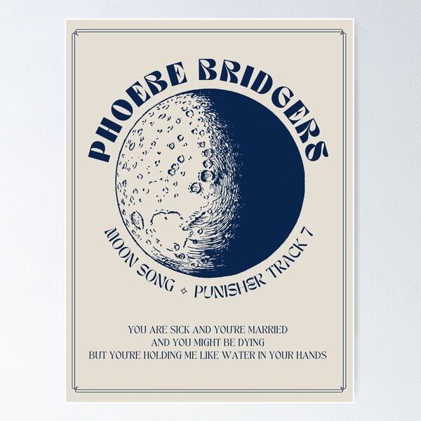 Artikel-Vorschau von phoebe bridgers mondlied ästhetisches plakat, designt und verkauft von dlagrimas.
