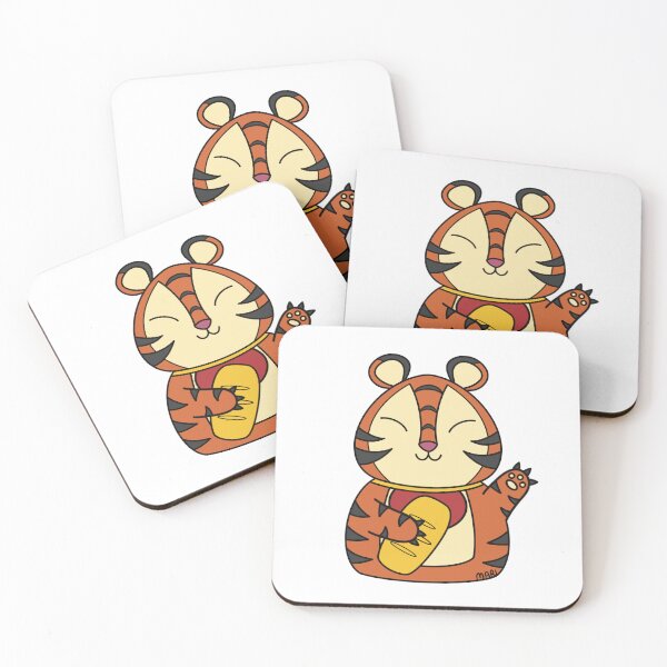 Item preview, Good Luck Tiger Cat designed and sold by HanaMariDesigns.
