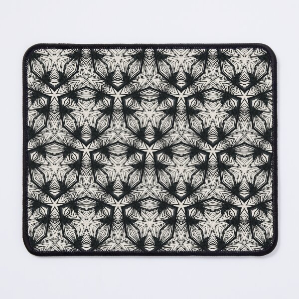 Item preview, If jou like black and white. Hogweed in abstract Kaleidoscope pattern. designed and sold by Jonnekesart.