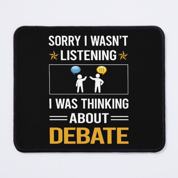 Item preview, Funny Listening Debate designed and sold by jiggleterrified.