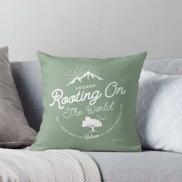 Item preview, Vegan Vintage "Rooting On The World" T-Shirt designed and sold by VEGANDOCK.