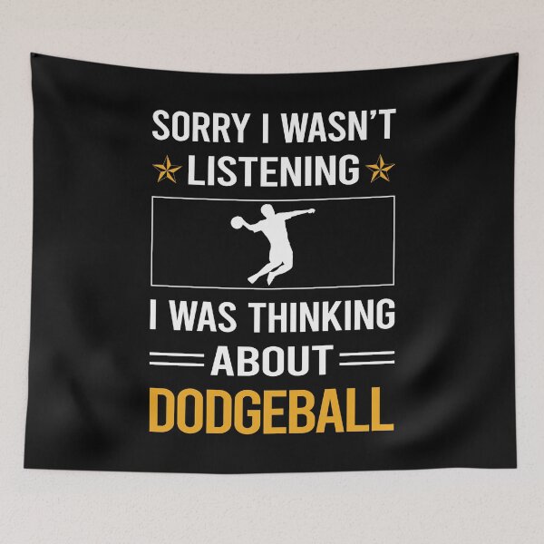 Item preview, Funny Listening Dodgeball designed and sold by jiggleterrified.