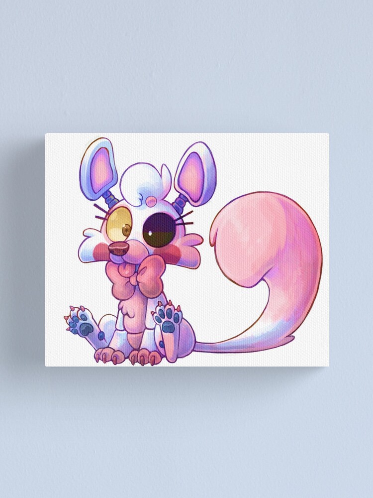 Cute Mangle Fnaf Canvas Print By Inkdotinc Redbubble