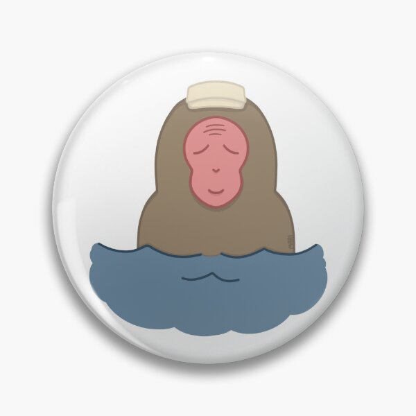 Item preview, Hot Spring Snow Monkey designed and sold by HanaMariDesigns.