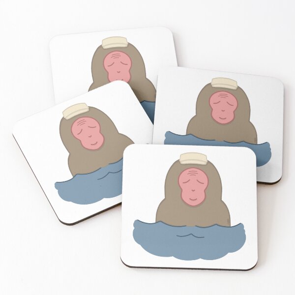 Item preview, Hot Spring Snow Monkey designed and sold by HanaMariDesigns.