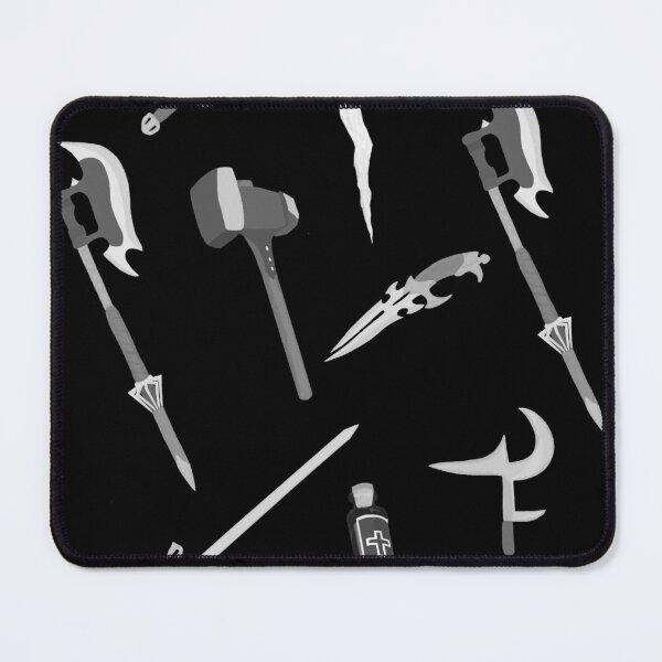 Item preview, Black and White Slayer Weapons in Sunnydale designed and sold by MoonMistPrints.