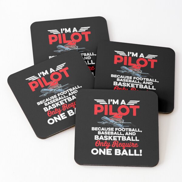Item preview, Pilot Because It Requires Two Balls Airplane Pilot designed and sold by anthonymark14.