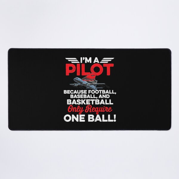 Item preview, Pilot Because It Requires Two Balls Airplane Pilot designed and sold by anthonymark14.