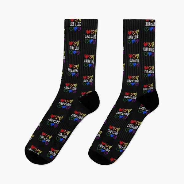 Item preview, Love is Love Rainbow Hearts Valentine's Day LGBTQ Gays Lesbians designed and sold by SpringMoonPress.