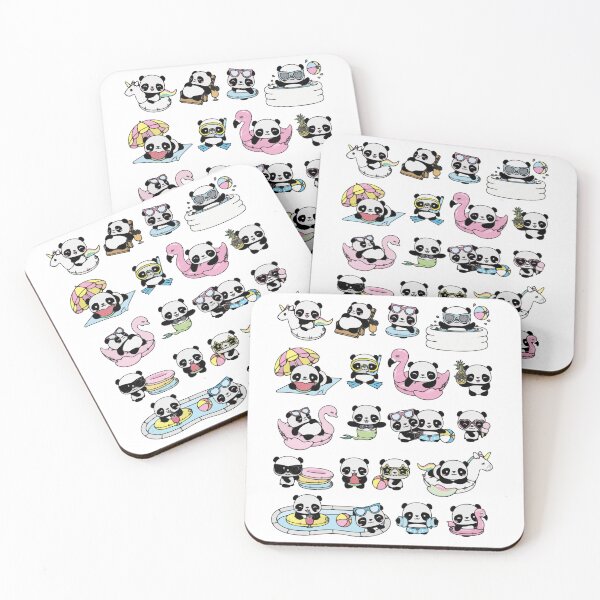 Item preview, Panda And Brownie - Cute Panda Pool Tshirt designed and sold by elsilk.