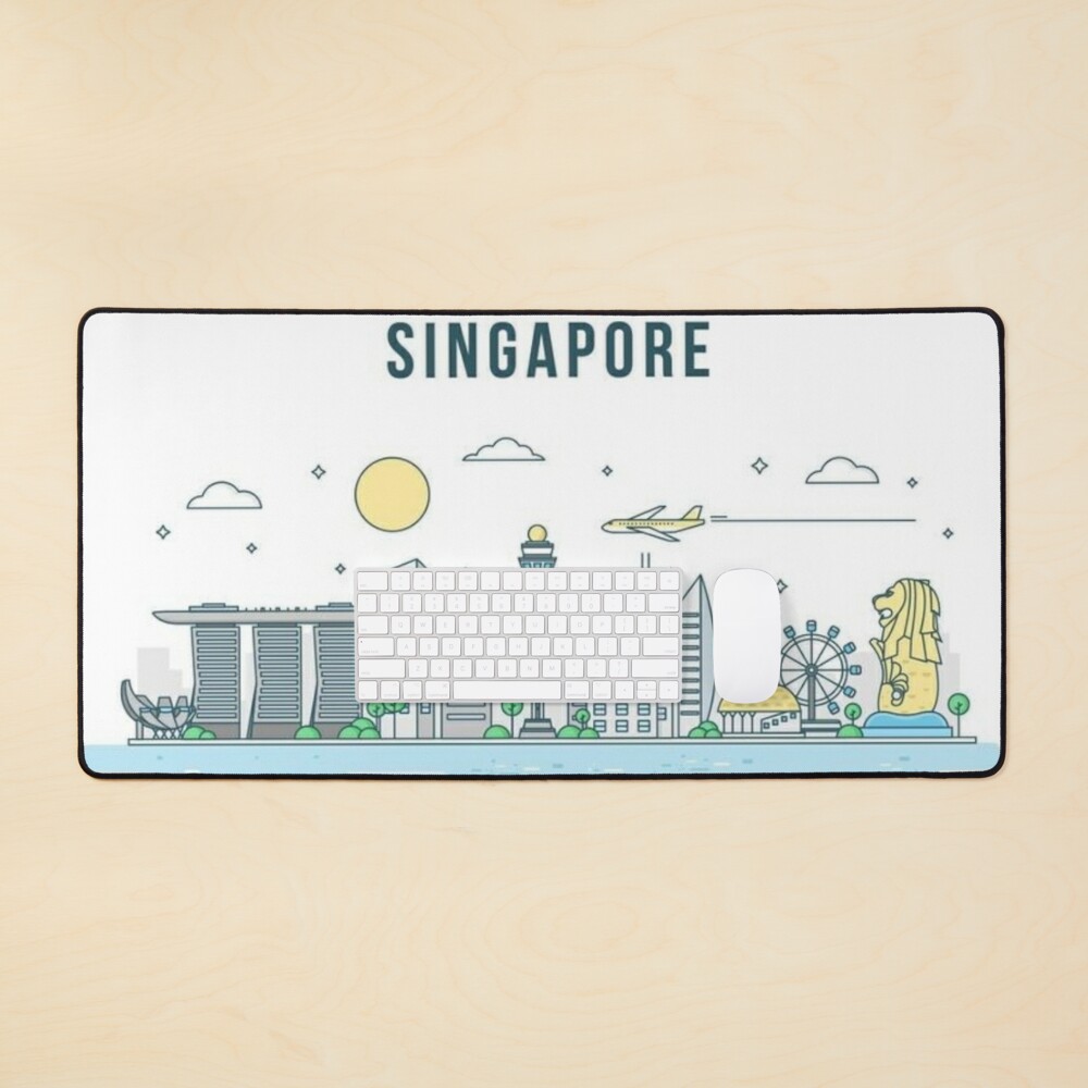 skyline deskmat