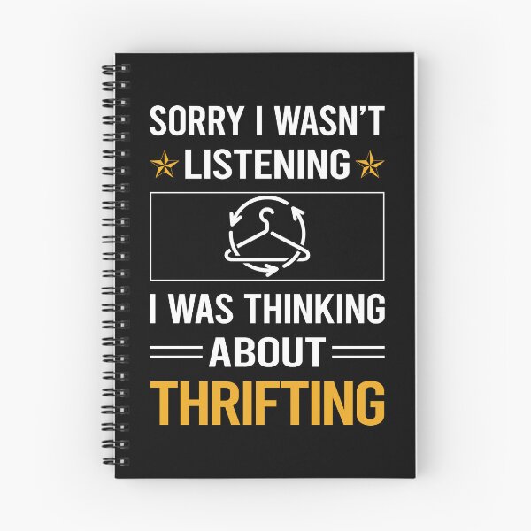 Item preview, Funny Listening Thrifting Thrift designed and sold by RandalDavis.