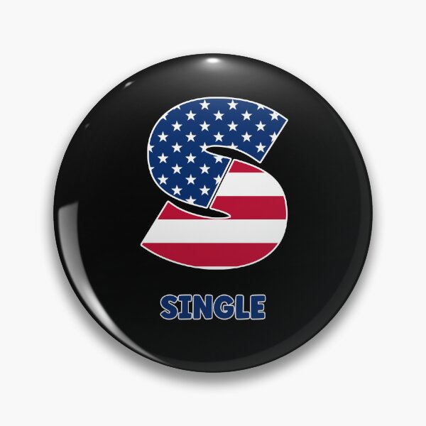 Item preview, Letter S USA flag single designed and sold by Astralia.