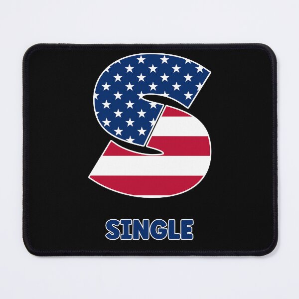Item preview, Letter S USA flag single designed and sold by Astralia.