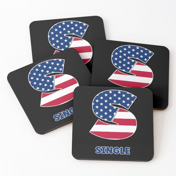Item preview, Letter S USA flag single designed and sold by Astralia.