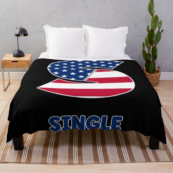 Item preview, Letter S USA flag single designed and sold by Astralia.