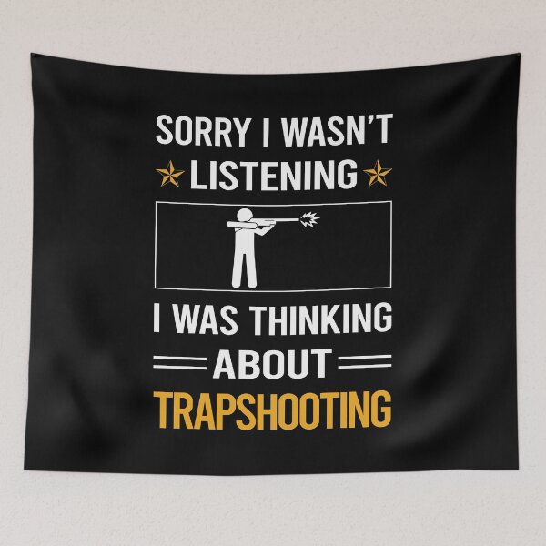 Item preview, Funny Listening Trapshooting Trap Shooting Clay Target Shooting designed and sold by RandalDavis.
