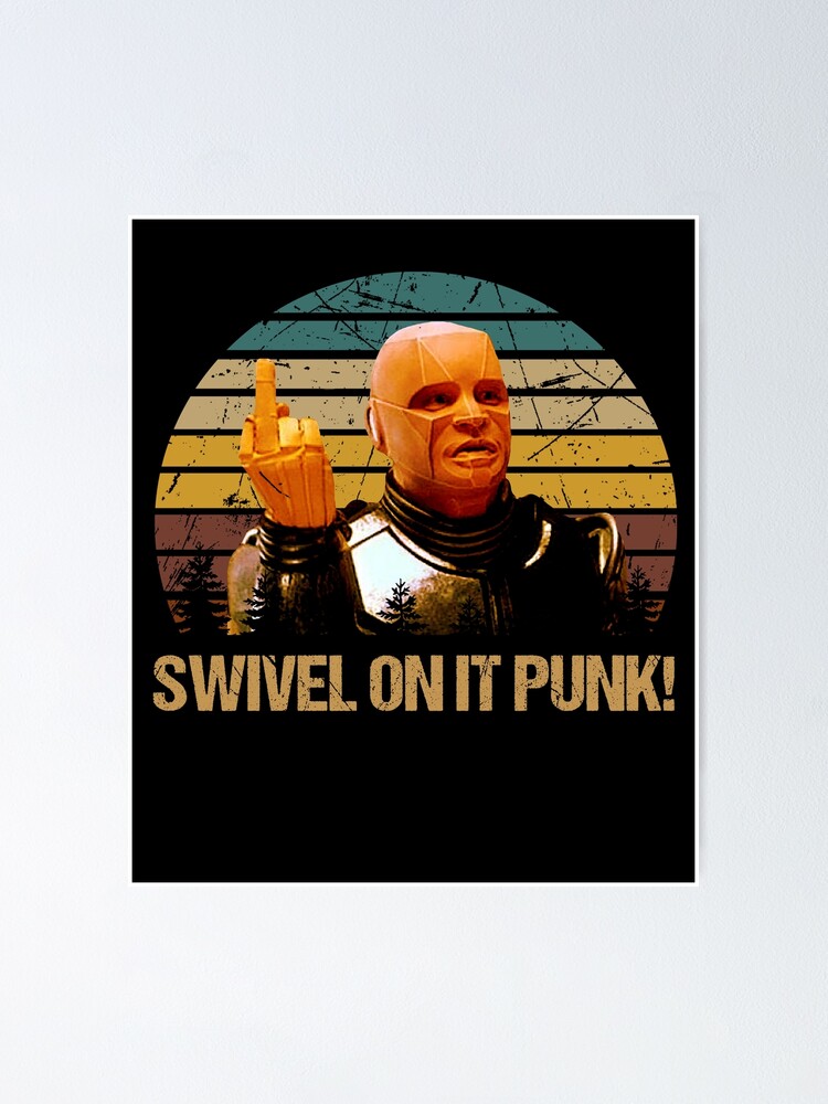 swivel-on-it-punk-funny-red-comedy-sitcom-dwarfs-poster-by