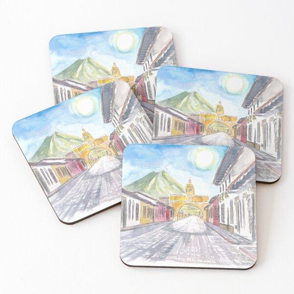 Item preview, Antigua Guatemala Colonial Street with Santa Cataline Arch designed and sold by artshop77.