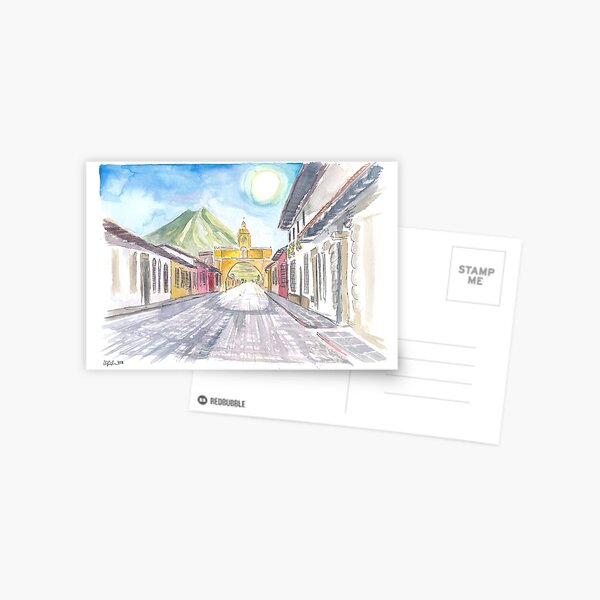 Item preview, Antigua Guatemala Colonial Street with Santa Cataline Arch designed and sold by artshop77.