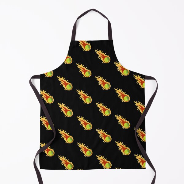Item preview, Grand Slam Tennis Ball on Fire: Retro Pixelated Design 3 designed and sold by OutofFocusShop.