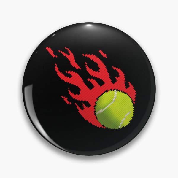 Item preview, Grand Slam Tennis Ball on Fire 4: Pixelated Design designed and sold by OutofFocusShop.