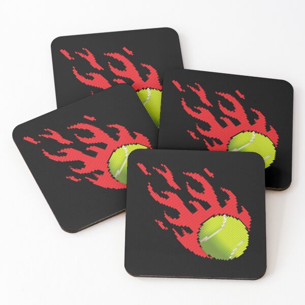 Item preview, Grand Slam Tennis Ball on Fire 4: Pixelated Design designed and sold by OutofFocusShop.