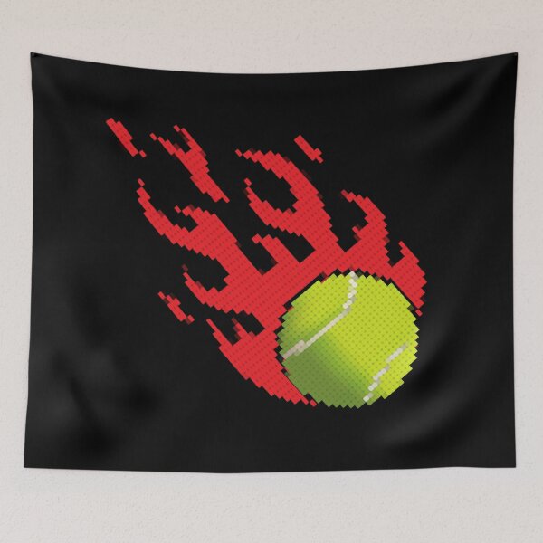 Item preview, Grand Slam Tennis Ball on Fire 4: Pixelated Design designed and sold by OutofFocusShop.