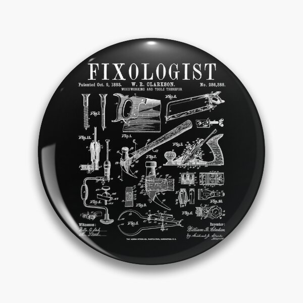 Item preview, Fixologist Carpenter Carpentry Tools Vintage Patent Print designed and sold by GrandeDuc.