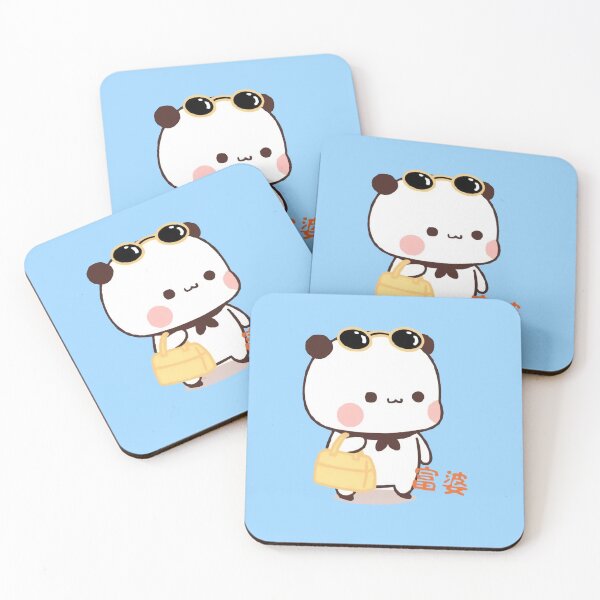 Item preview, Panda And Brownie Kawaii Pandas Sticker designed and sold by elsilk.