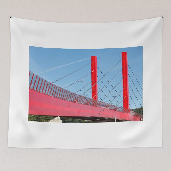 Item preview, Red Bridge, Suspension Bridge, Mersch, Luxembourg, Europe designed and sold by Torsten  Krüger.