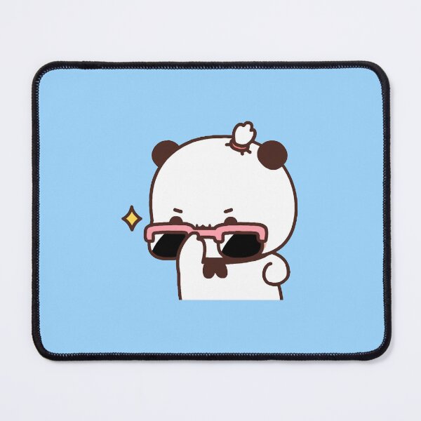 Item preview, Panda And Brownie Cute Sticker designed and sold by elsilk.