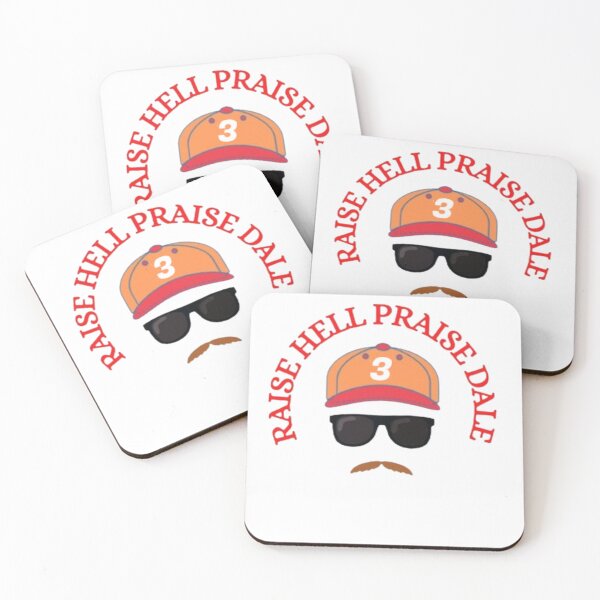 Item preview, raise hell praise dale sticker designed and sold by TIMEOFGIFT.