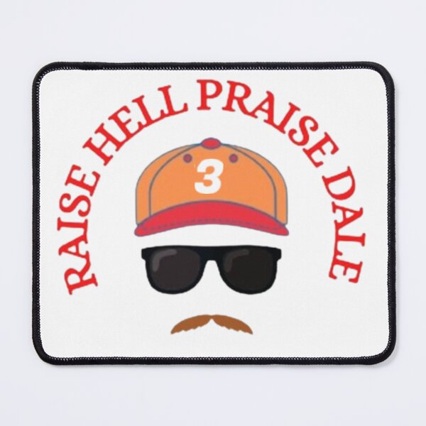 Item preview, raise hell praise dale sticker designed and sold by TIMEOFGIFT.