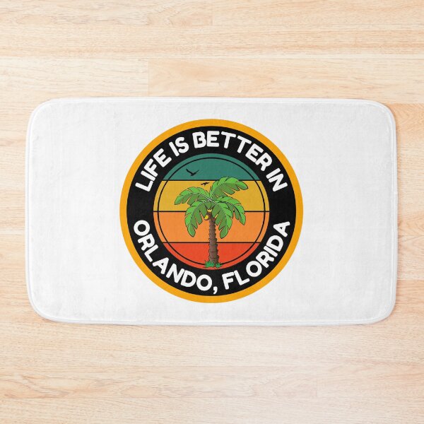 Item preview, Life Is Better In Orlando, Florida Round Sunshine State Sticker designed and sold by RGRamsey.