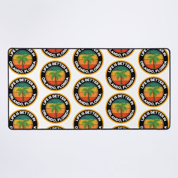 Item preview, Life Is Better In Orlando, Florida Round Sunshine State Sticker designed and sold by RGRamsey.